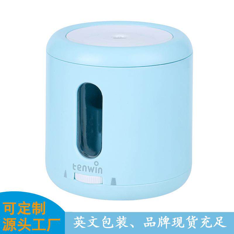 tenwin电动削铅笔卷笔刀 厂家学生半自动刨笔机转笔刀 TW8035