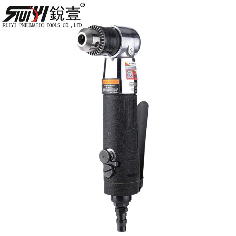锐壹7004弯头90度角L型正反转气动钻风钻孔工具夹头10mm