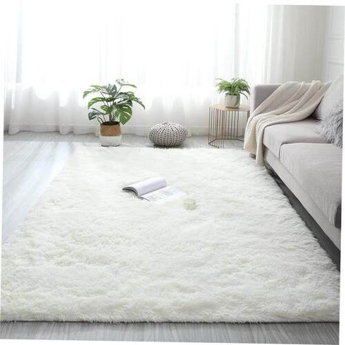 Plush Carpet Living Room Bedroom Fluffy Rug Floor Mat 地毯1