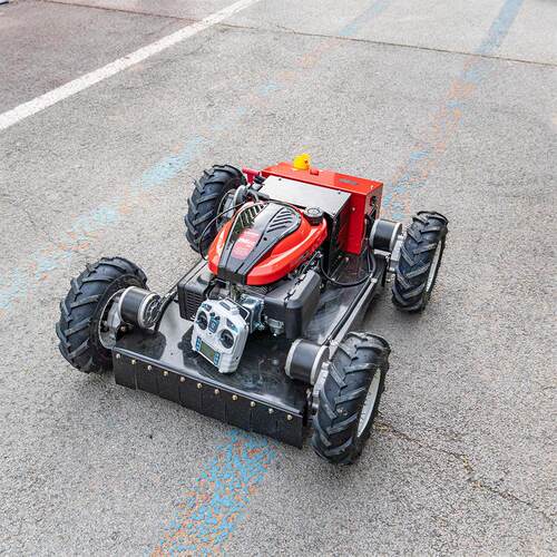 全自动轮式遥控割草机 园林杂草清理机 割幅55CM碎草机Lawn Mower
