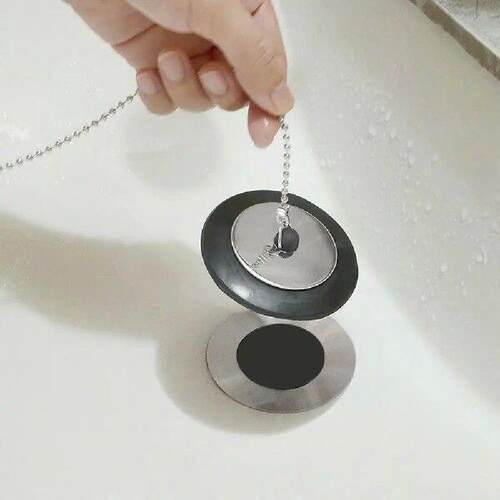 1Pcs Durable Rubber Tub Stopper Universal Silicone Bath Tub