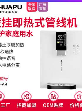 爱华普即热式家用管线机壁挂式净水器伴侣饮水机速热调温开水机