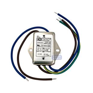 10A带线CANNYWELL电源滤波器EMI单相EMI交流220V抗干扰L CW1B