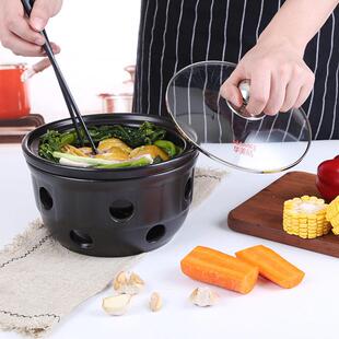 陶瓷酒精炉家用商用固体锅仔干锅锅小火锅耐高温酒精炉子套装砂锅