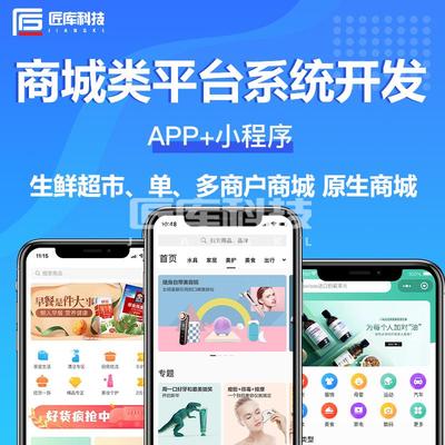 商城APP开发定制微信商城小程序二三级分销系统商城软件定制开发