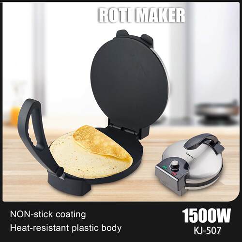 薄饼机跨境大功率春卷披萨机家用可调温吧不粘锅大饼机ROTI MAKER
