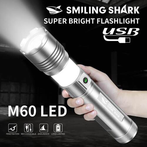Outdoor ultra-bright long-range lighting charging flashlight