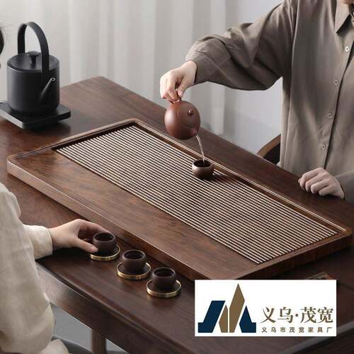 茶盘新款家用茶托盘茶具茶台实木高端客厅办公室仿电木干泡台