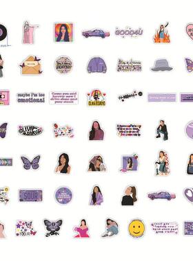 50PCS Singer Olivia Rodrigo Sour Stickers Aesthetic for Lapt