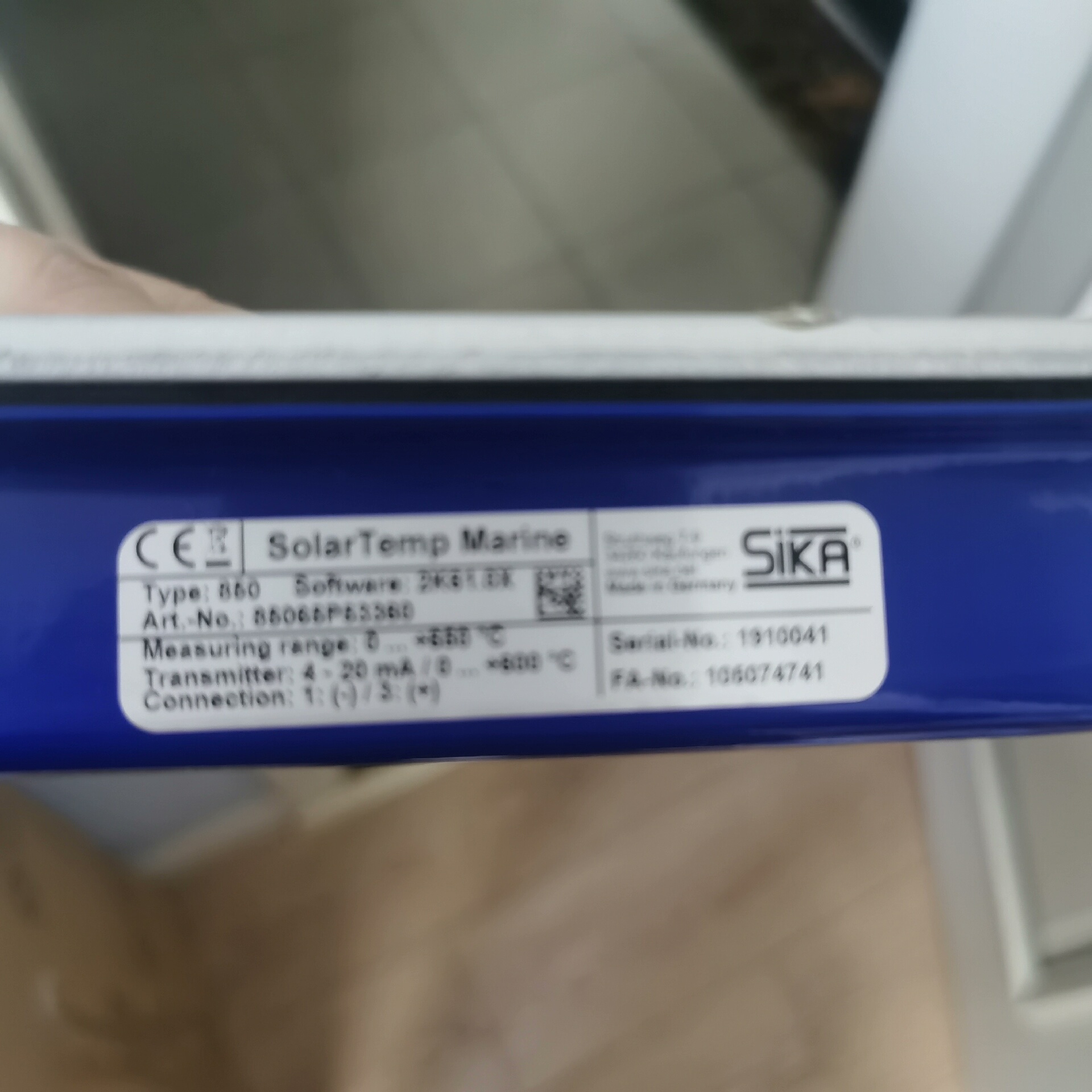 sika温度传感器   接线  指示器 显示器