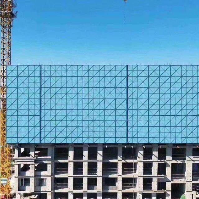外围高层防护安全网片钢制铝制外架钢板网爬架网建筑工地施工盖楼