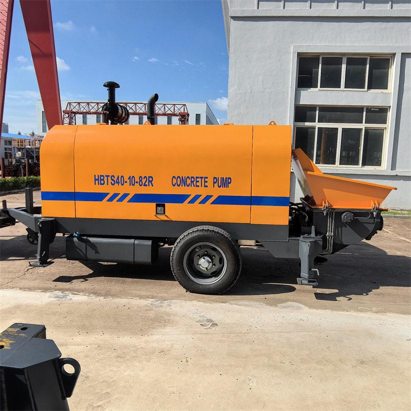 混凝土输送泵二次结构上料机水泥细石砂浆浇筑地泵专业打造稳固