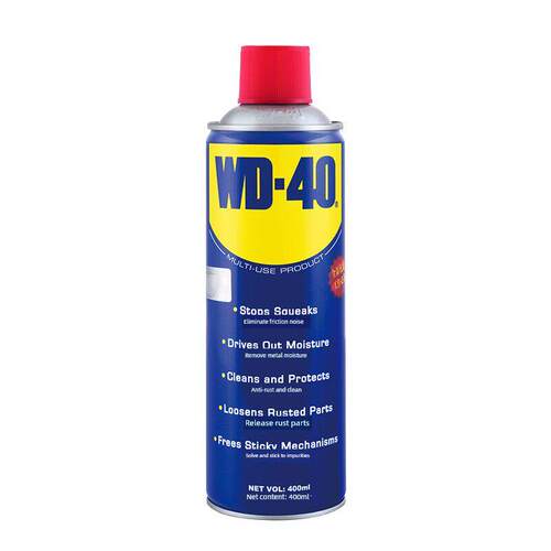 Wd40防锈润滑油400ml金属快速除锈炼条清洗液螺丝松脱剂防锈油