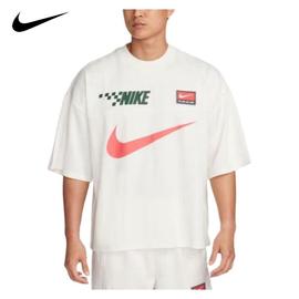 Nike耐克男装短袖上衣大logo圆领休闲运动T恤FB7255-133