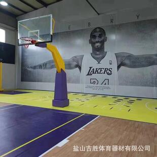 新型方管地埋篮球架直埋篮球架成人室外地埋篮球架