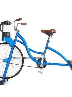 易喜EI黑色骑车运无电源商BCS用家用对动健身单车榨派汁X机