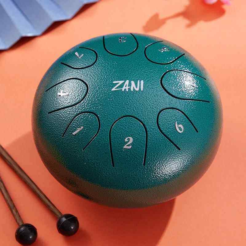 正品zan空灵鼓12i寸13音忘忧钢6舌鼓寸8音儿童鼓成人打击乐器赠槌