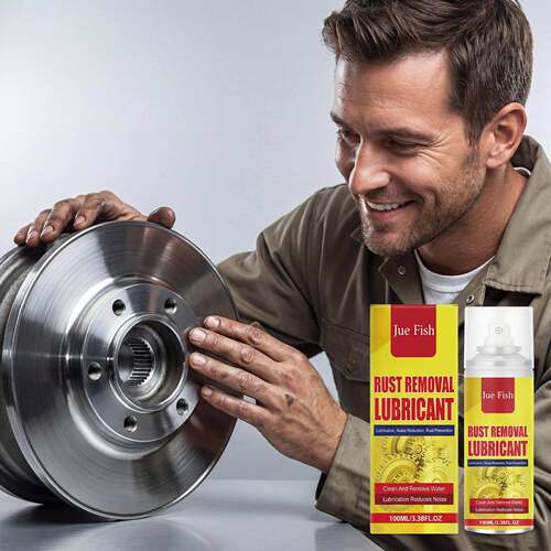 JUE FISH Rust Remover Spray - Gentle Cleaning for Machine Pa