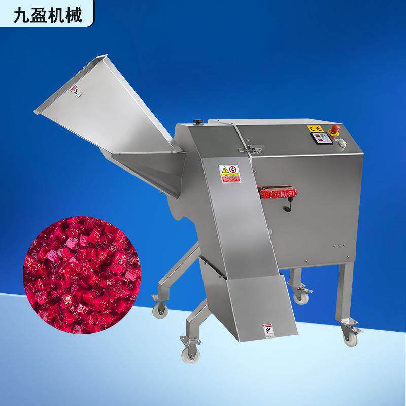 广州可试机大型三维果蔬切丁机切火龙果芒果粒设备