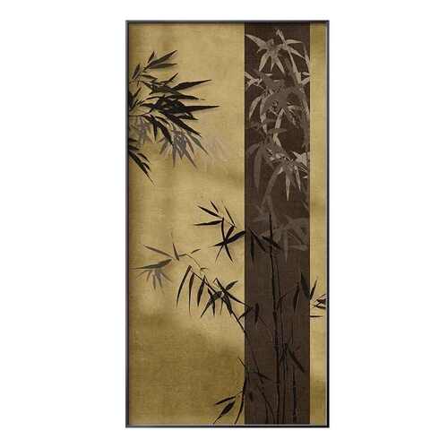 复古入户进门玄关装饰画新中式竹子中古风走廊过道尽头客厅挂画