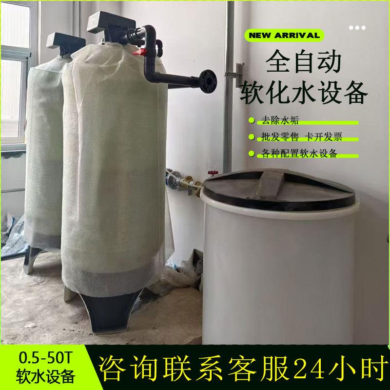 软化水设备双阀双罐一用一备锅炉井水树脂离子交换设备软水机