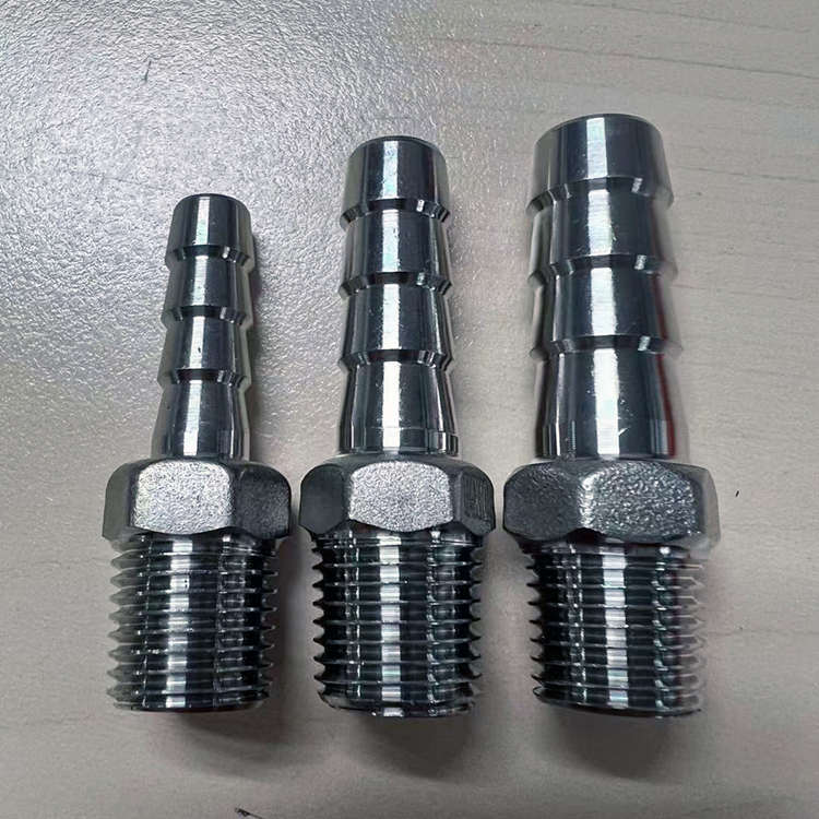 不锈钢1/4NPT螺纹终端宝塔转接头3 6 8 10mm气路管压力表304 316