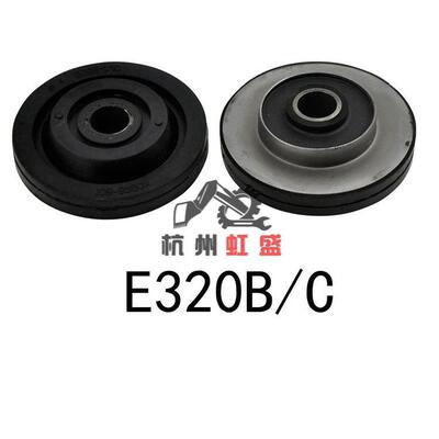 机脚胶适用E320B/C-320D/330D 挖机机脚胶 发动机前/后机脚