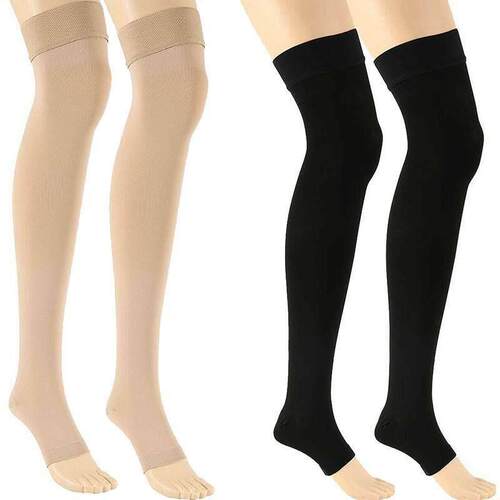 Compression Stockings Open Toe Knee Socks Varicose Ve Treat