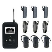 恒达文博讲解器不入耳式 商务会议接待参观讲解器无线讲解器一对多