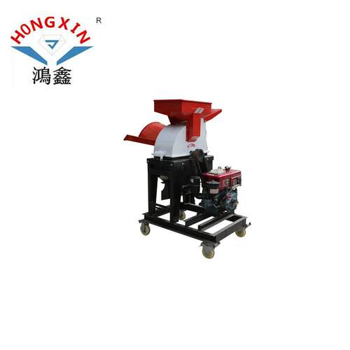 热销-2铡草磨粉机养殖场秸秆玉米饲料加工商用铡草粉碎一体机