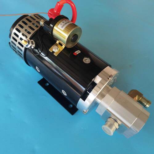 供应24V4KW直流电机泵组液压动力单元电动液压泵总成泵直流电机
