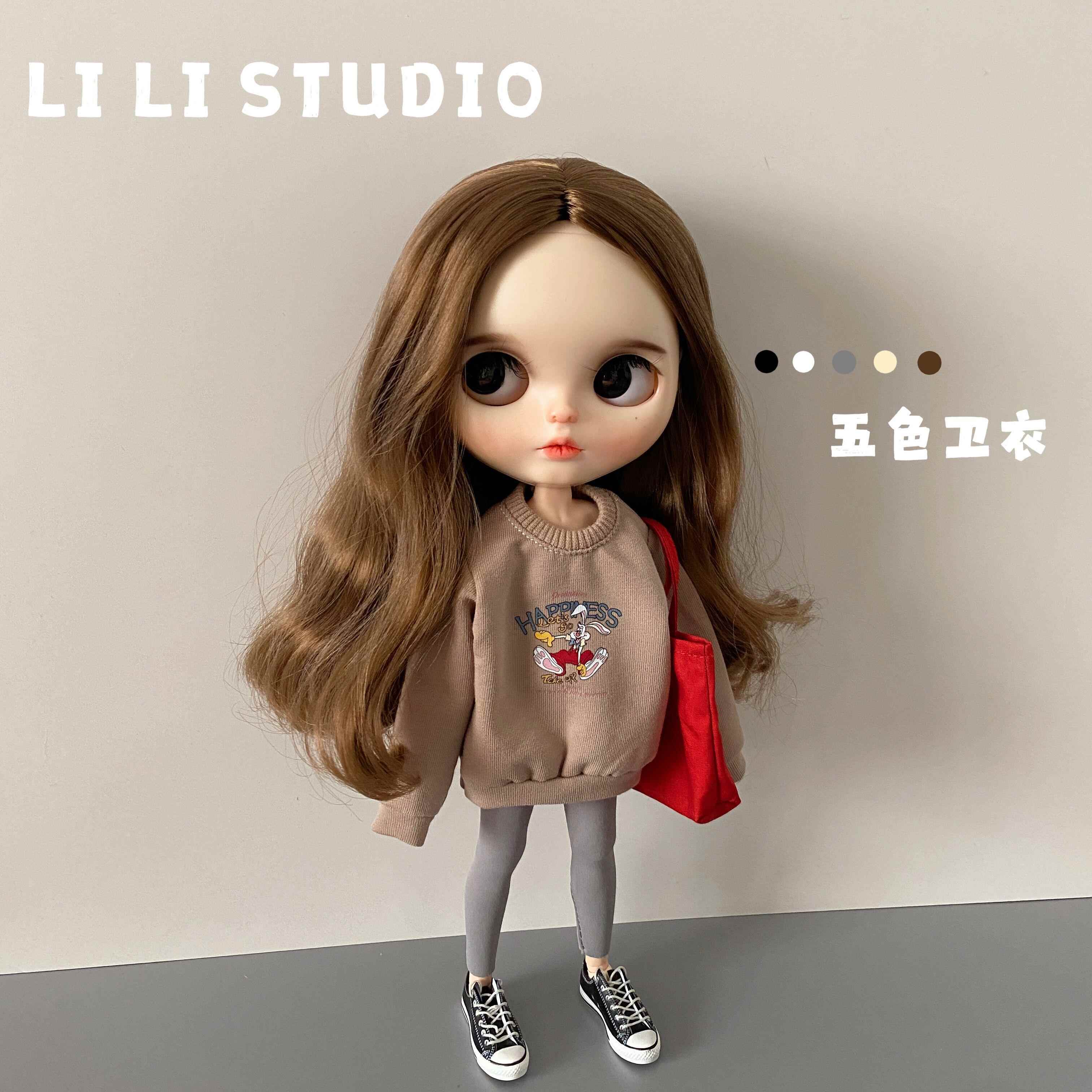 blythe小布娃衣ob24 azone瑜伽体 孙东旭娜娜肉肉 fr换装娃娃衣服