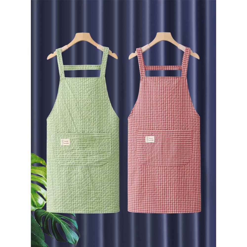2023新款围裙夏季厨房家用网红餐饮专用洋气做饭饭单夏天工作服女
