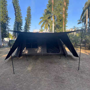 屋脊13专用防潮地垫地布露营配件屋脊帐篷配套黑胶遮阳布防晒屏风