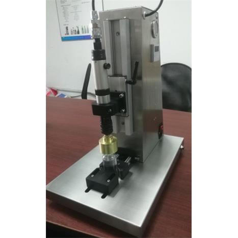 酵素玻璃瓶液体灌装轧盖机果汁饮料铝盖轧盖口服液灌装旋盖机
