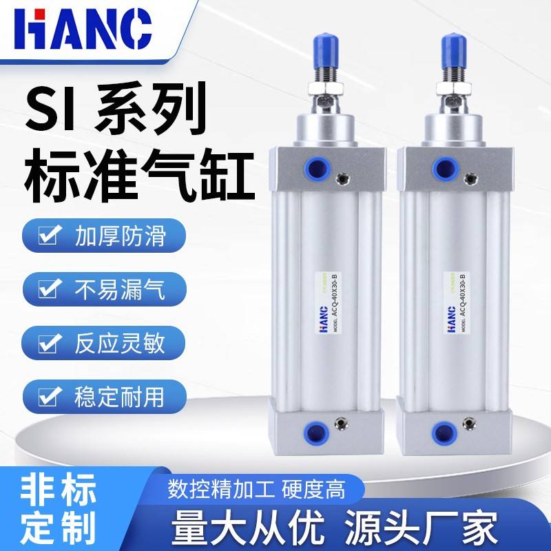 SI系列标准气缸63/80/100x50X75X125X150X200X250X300-S
