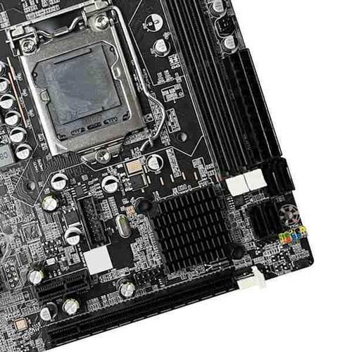 B75台式电脑主板+随机CPU+开关线+SATA线+导热硅脂+导热垫+挡板