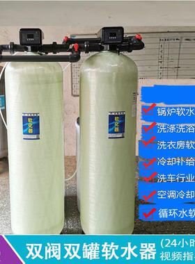 工业软化水设备双阀双 锅炉 冷却循环水除钙镁离子水垢软水装置