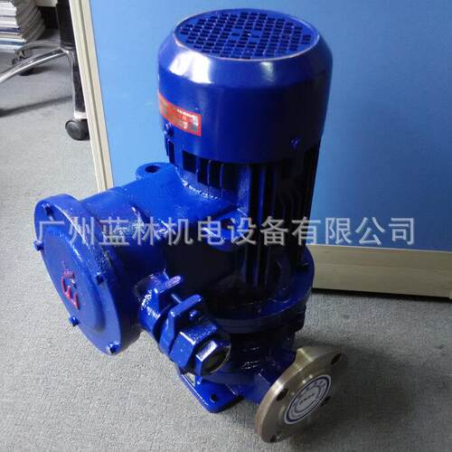 不锈钢防爆管道泵IHGB65-125A防爆立式管道泵2.2kw防爆管道泵