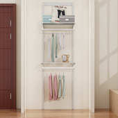 简易间架 组装 储砌墙衣帽步入壁物衣柜架上开放式 墙金属衣橱挂衣式