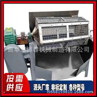 六角式 滚筒抛光机五金SVT零件去毛污刺油研磨机滚金属除筒锈机