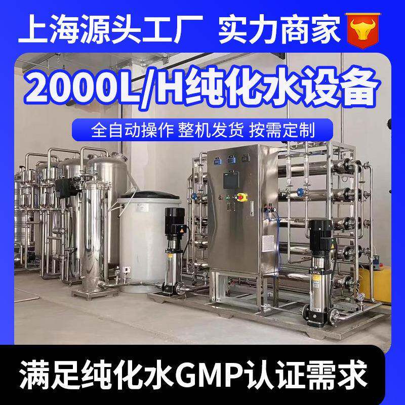 GMP纯化水设备双级反渗透EDI纯化水设备检验科洁净车间纯化水机