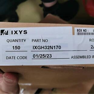 IXGH32N170 原装现货 LITTELFUSE 力特/IXYS 艾赛斯 封装: TO-247