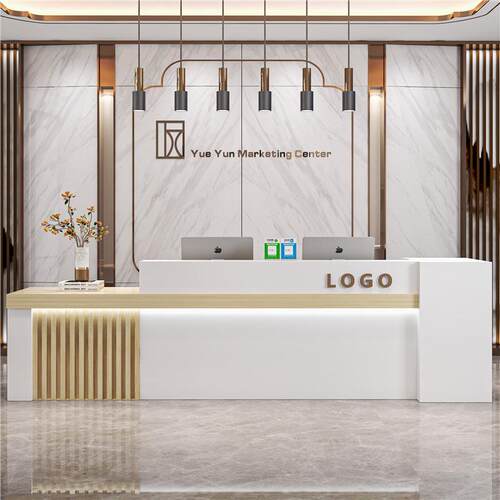 新款直销上海吧台收银台公司前台接待台美容院超市服装店柜台店铺