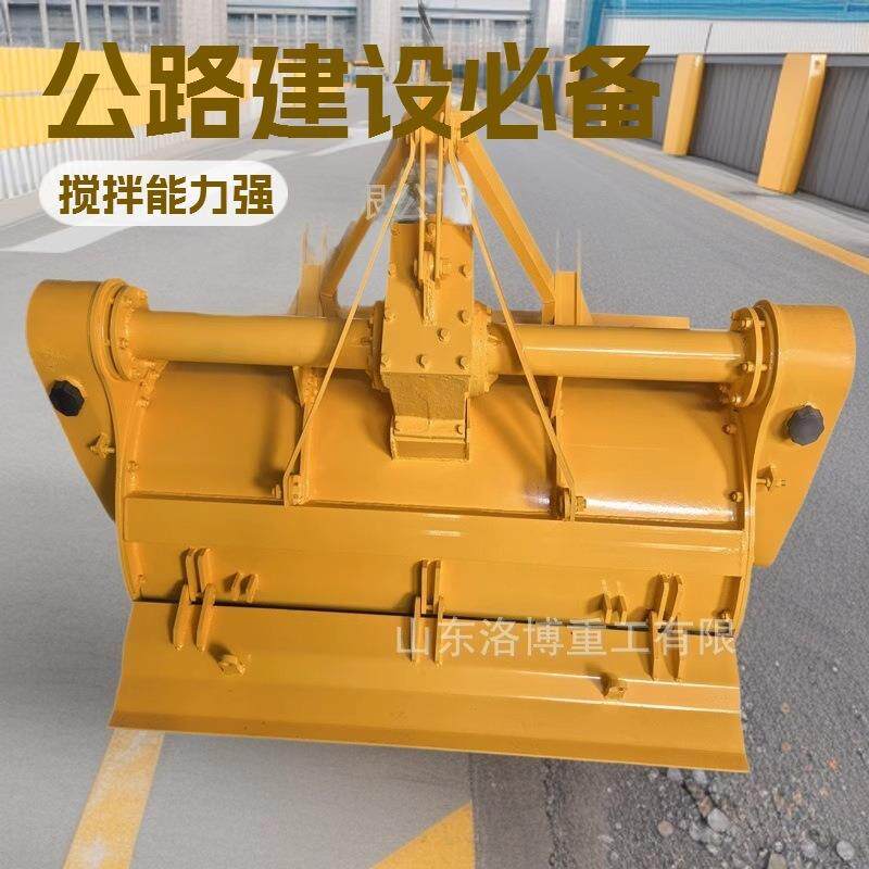 灰土拌和机工程旧路沥青混凝土路面翻新工程拌合机后桥齿轮路拌机