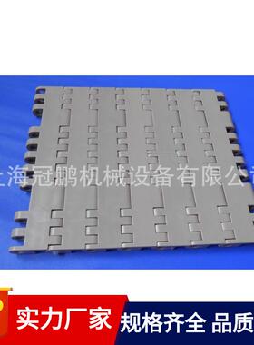 上海塑料模块链7705网带重型直输链网输送机平板网带生产厂家