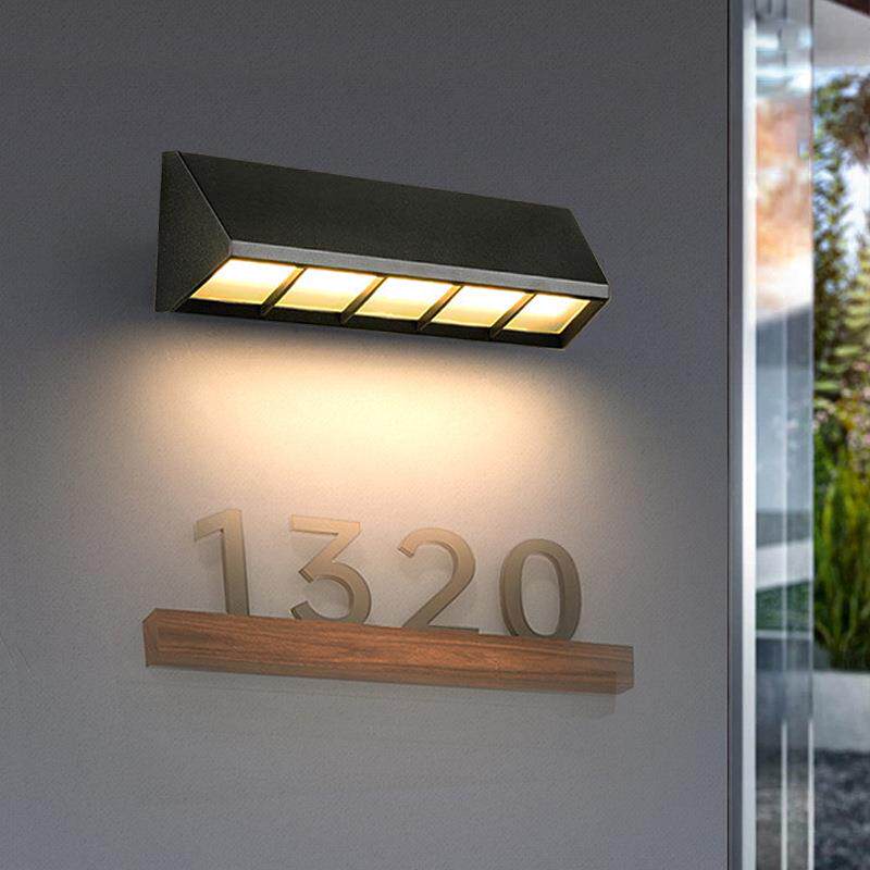 led户外壁灯防水简约花园墙壁灯别墅小区庭院灯大门灯阳台壁灯