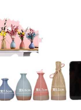 兰迪插花花瓶ins风装饰品客厅小莫干家居摆设民宿桌面花摆件茶几