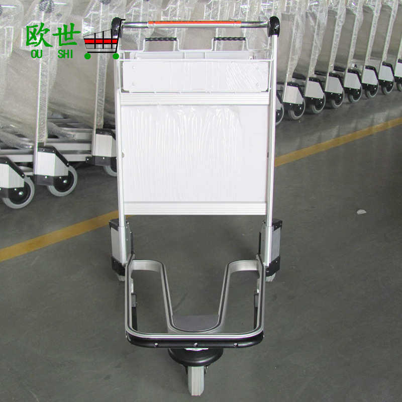 OS-AAT01供应机场行李车 批发铝合金机场车 酒店行 李车机场手推