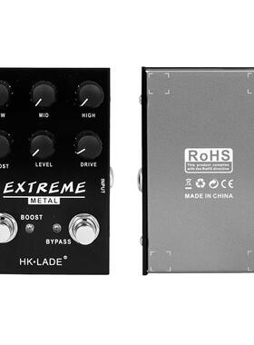 跨境电吉他效果器EXTREME金属失真单块效果器贝斯ODEM厂家直销